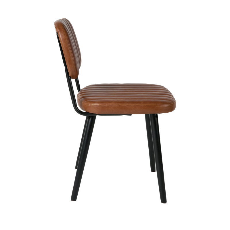 Upholstered Dining Chair, Brown