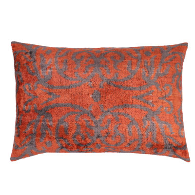 Silk/Velvet Lumbar Rectangular Pillow Cover & Insert