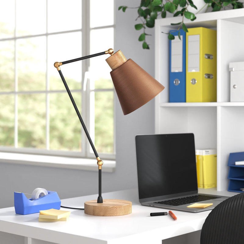 Caban 52cm Desk Lamp, Brown