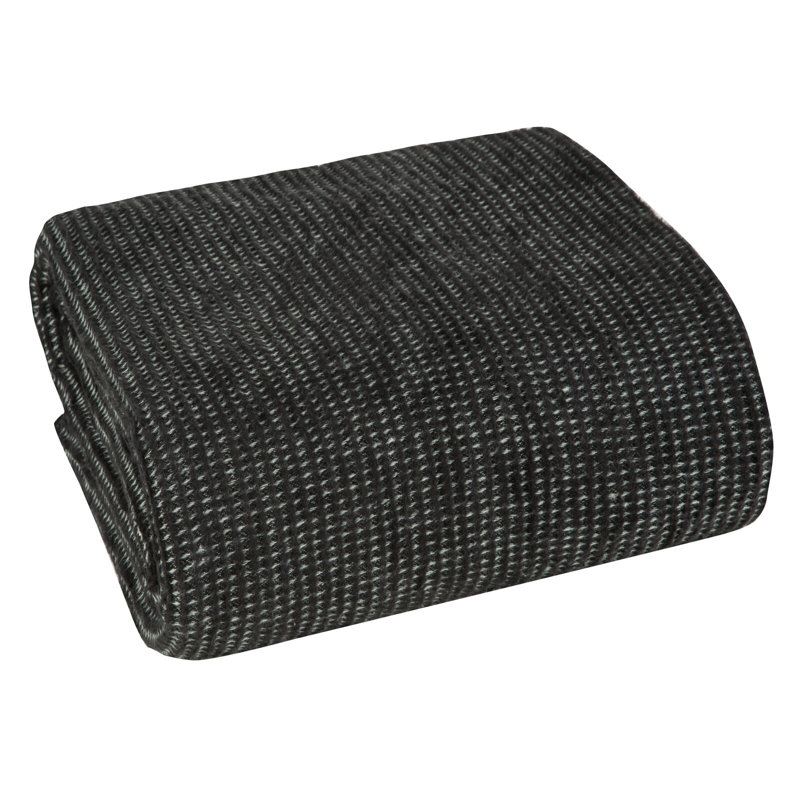 Montevia Polyester No Pattern Bedspread, W200 x L220cm, Black