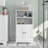 Temma  36.5'' H  Free-Standing Bathroom Cabinet-490630409