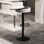 2 tabourets de bar en lin, pivotant à 360 ° et à hauteur réglable avec rangement pour tabouret rond de salle à manger de 2, comptoir de cuisine et