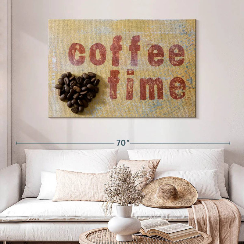 Tergel Coffee Time Typography, 32" H x 48" W