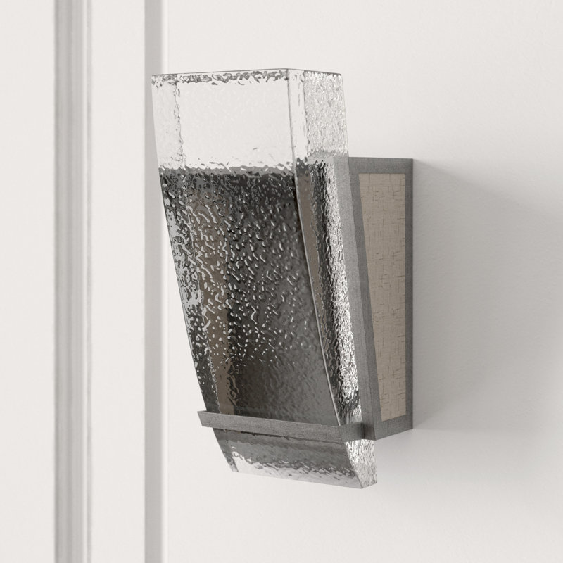 Crownstone 1 - Light Flush Mounted Sconce, Silver