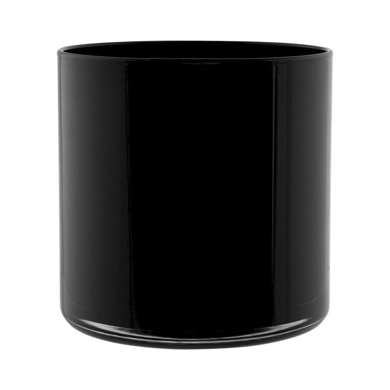 Vase noir, Noir, H 5 po x l 5 po x P 5 po
