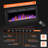 Electric Fireplace Wall Mounted-1152737256