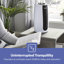 GEEPAS Ultrasonic Humidifier for Bedroom Baby Room | 25W 2.6L Top-Fill Cool Mist Ultra Quiet 35dB with 360° Rotating Nozzle & Touch Control | Essential Oil Tray Auto Shut-Off Adjustable Mist