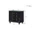 1Pc Nightstand Velvet Upholstery