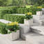 Pots à fleurs Rhoads - Pot à fleurs 3 - 15,1 po, 12,1 po et 9,6 po - Grands pots de fleurs d'extérieur - Pots de fleurs rustiques pour l'extérieur de Pure Garden 
