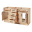 60" Double Bathroom Vanity Base Only-2097815648