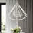Zyvon Steel Dimmable Lantern Geometric Chandelier-228131174-263978457-263978458