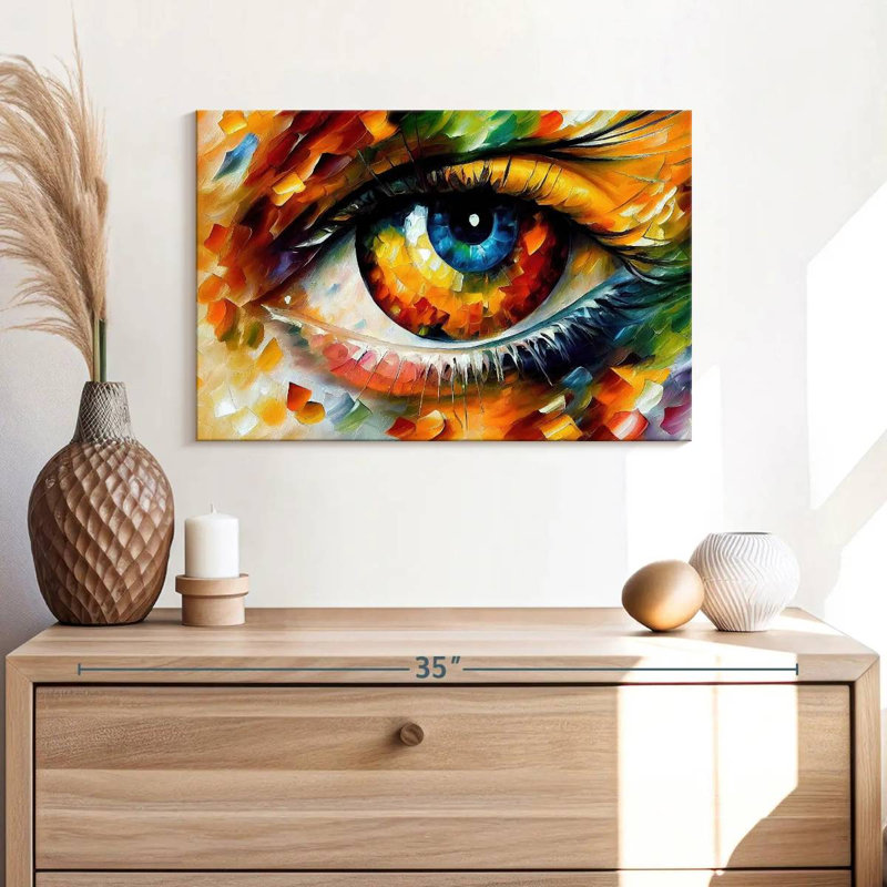 Leisha Eye I, 16" H x 24" W