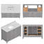 Meuble-lavabo autoportant 48 po avec comptoir en marbre 48 po-711614428