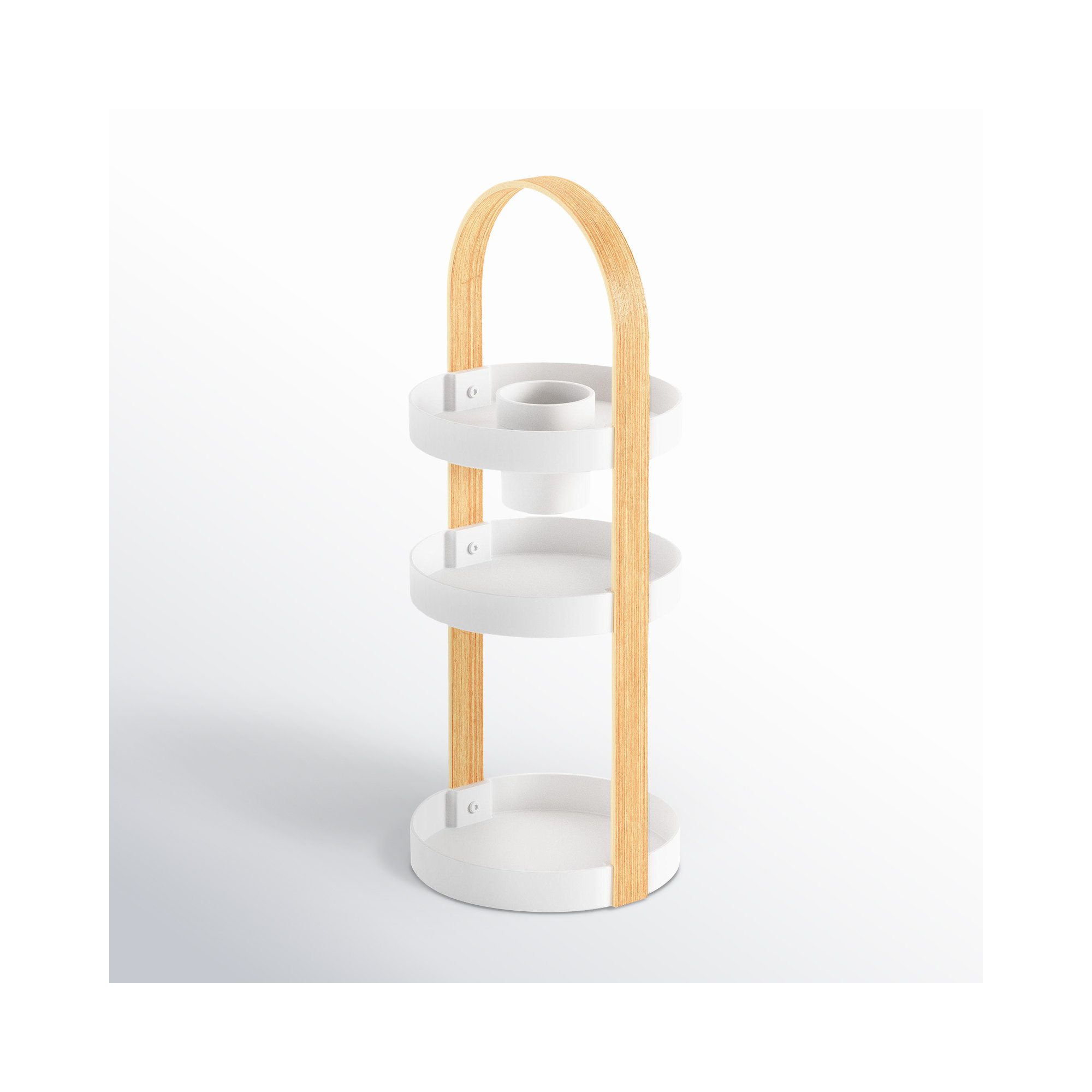 Bellwood Cosmetic Organizer, Natural/White