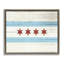 «Chicago Flag Distress Wood Look Canvas Wall Art» par Daphne Polselli-1342368416-1342368419