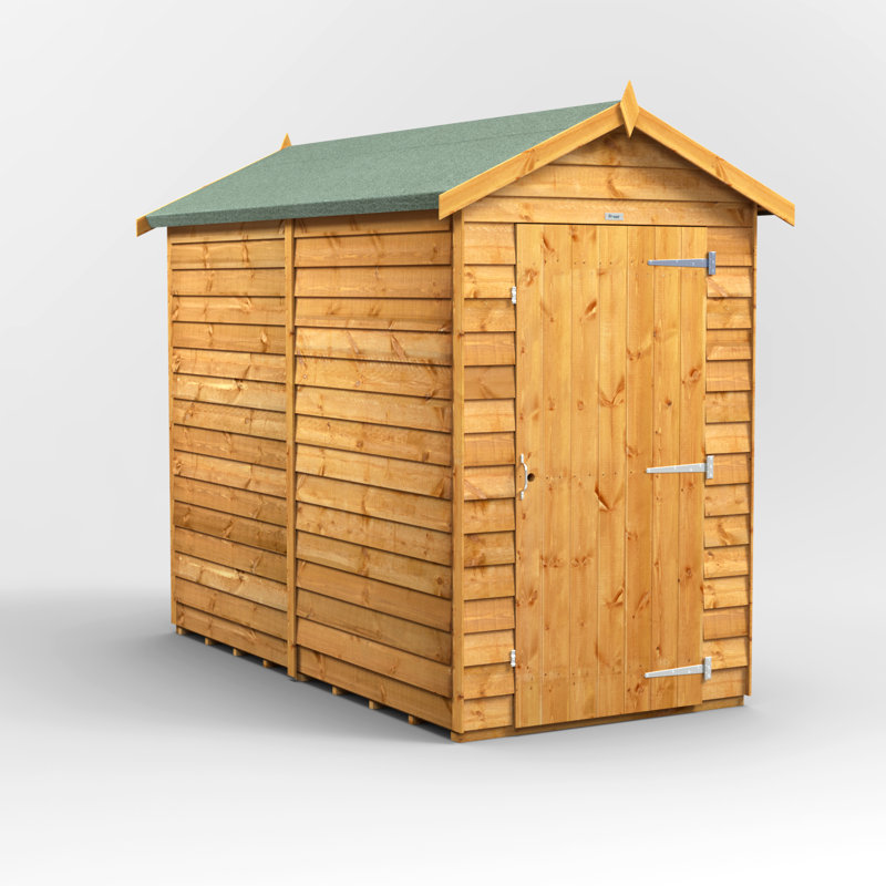 Powersheds Timber Overlap Windowless Apex Garden Shed