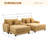 Cottie Corduroy U-Shaped Sectional Reversible-96766411