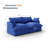 Sinue 82'' Upholstered Sofa, 2-Seater Cloud Sofa, Modular Sectional Sofa Couch, Loveseat Sofa Modern Couch for Living Room(Ottoman not included)-2078632180