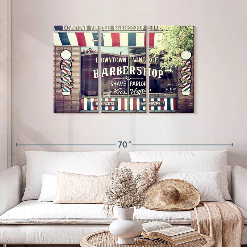 Salon de coiffure Lilie American West Vegas, H 28 po x l 45 po