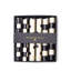 Mini Black And Ivory Dinner Candles Set Of 6