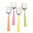 ICE CREAM SPOONS SET OF 4 MIXED COLORS