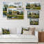 «Old Rustic Village Lanscape VI», reproduction d'art sur toile-965971315-965971302