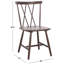 Chaise d'appoint en bois massif Jordyn-749494517