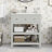 30.3'' Single Bathroom Vanity with Sink in Gray