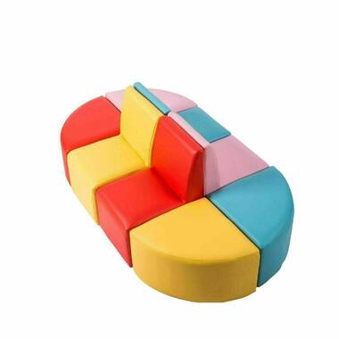 Cushioned Floor Seats - Set of 6 Hexagon Spot Markers for Early Childhood  Floor Time - Flexible Seating