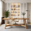 Solid Wood Computer Desk