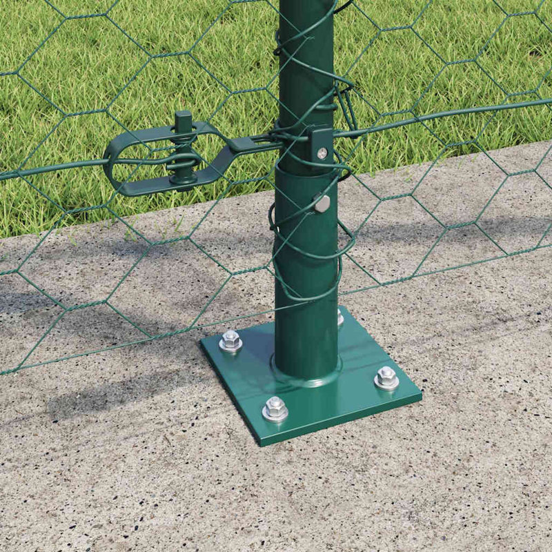 Fencing Kits Fencing, 120cm H x 2500cm W, Green