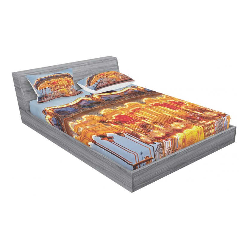 Microfiber Sheet Set, Full Sheet Set with Fitted Sheet