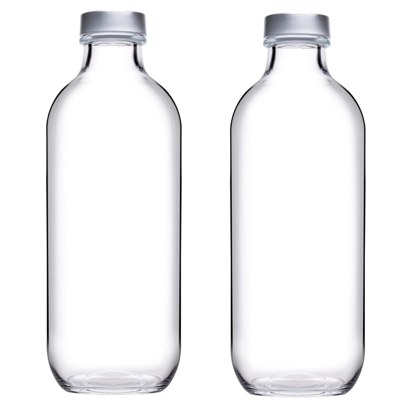 Belfry Kitchen Charlayne 360ml Glass Water Bottle