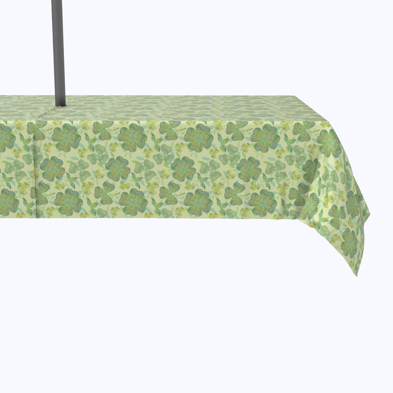 Hanningt Botanical Celtic Tablecloth, 84" L x 60" W