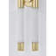 Zeme 2 Light Integrated LED Wall Sconce by Noz Nozawa for Corbett Lighting