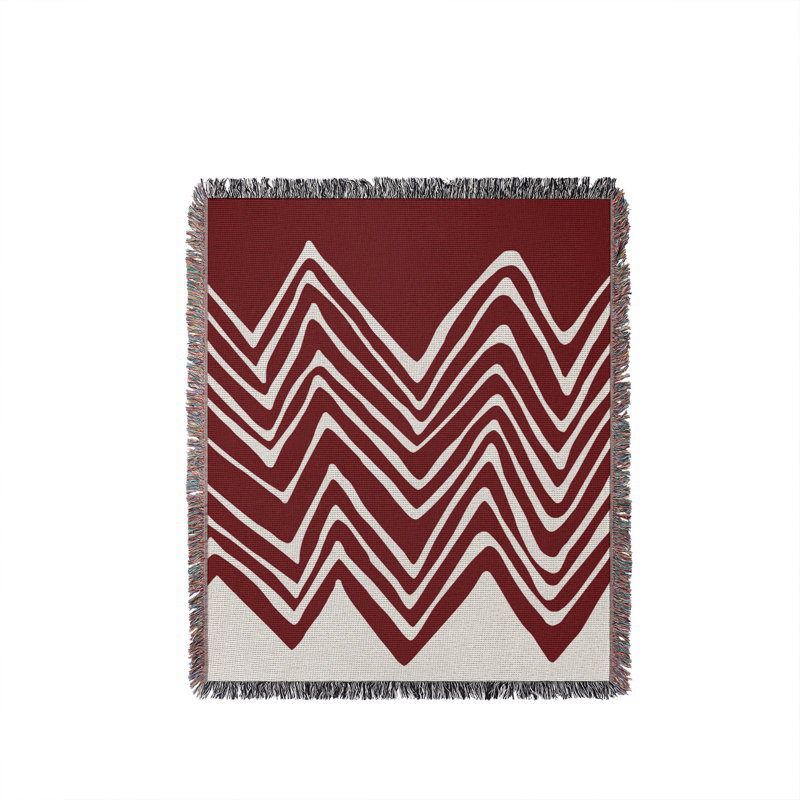 Couverture Addai , H 60 po x l 80 po (grand), Rouge