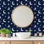 Papier peint auto-adhésif Celestial Night Moons Stars Constellations Cosmic