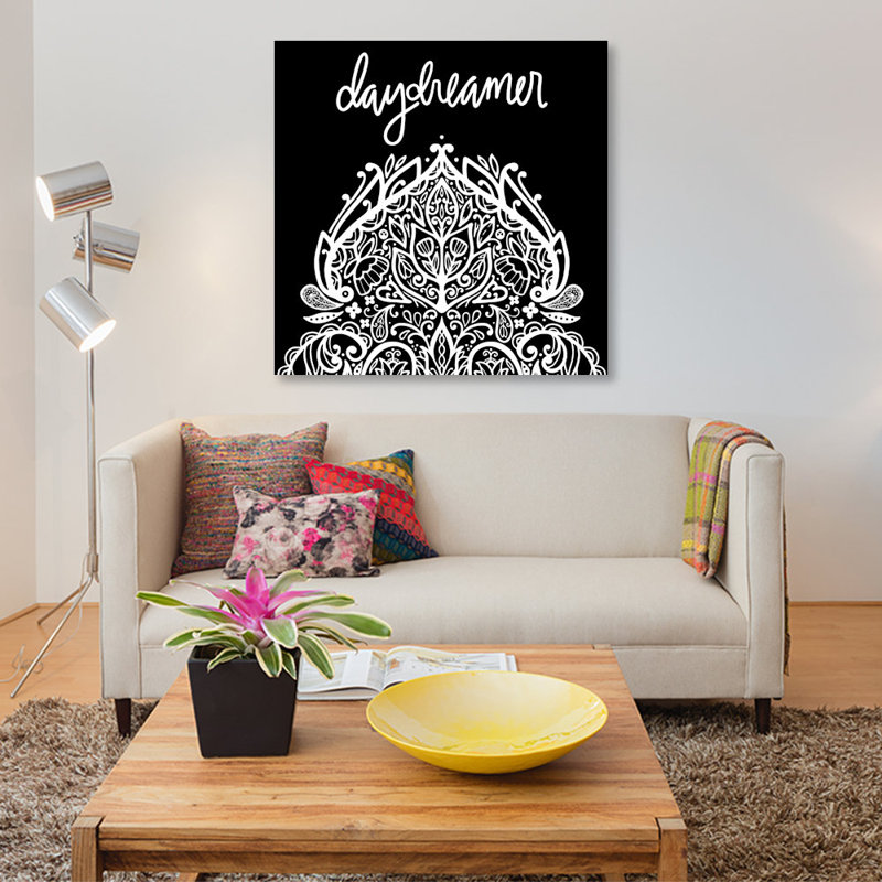«Wild & Free Daydreamer II», impression sur toile, H 12 po x l 12 po x P 1,5 po, Toile tendue, Pas de tapis