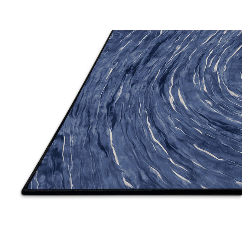 Tapis gris soyeux et moelleux, Carré 3 pi