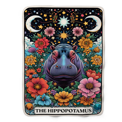 The Hippopotamus Tarot Card - 1 pièce Sher