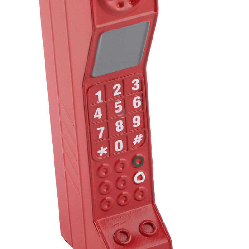 Ornement de téléphone portable rétro brique