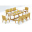 6 Seats 7 Pcs Grade-A Teak Wood Dining Set: 94" Mas Oval Trestle Leg Table And 6 Atnas  Arm Chairs #11AT2306-665735335-695464631