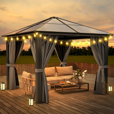 Hardtop 10 Ft. W x 10 Ft. D Aluminium Gazebo