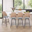Swivel Yes Chenille Bar Stool-1362592455