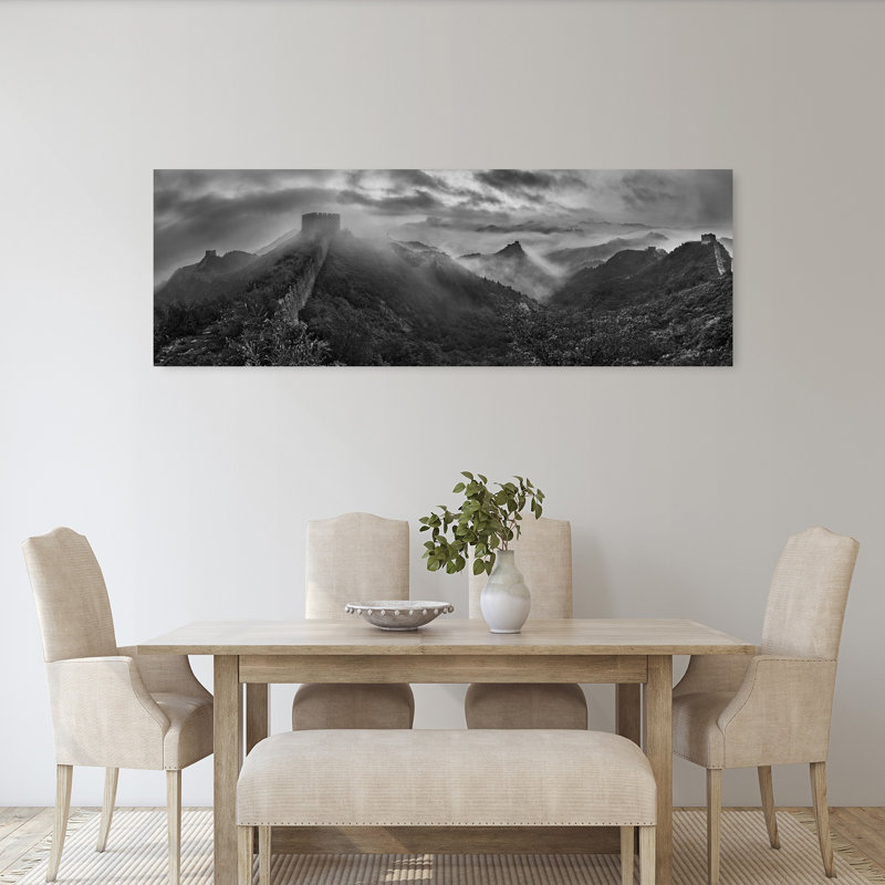 Great Wall Mountain Fog by Yan Zhang - Wrapped Canvas Panoramic Print, 50.8 cm H x 152.4 cm W