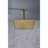Bathroom Rainfall Shower Head - Brushed Gold Stainless Steel  High Water Saving With Self-Cleaning Feature Use Easy-Cleaning-125519041
