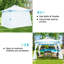 2 niveaux 10 pi. L 10 pi. D Pavillon de jardin en acier