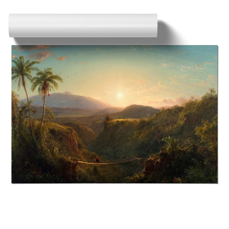 American Pichincha by Frederic Edwin Church - No Frame Print, 42cm H x 59cm W x 0.1cm D