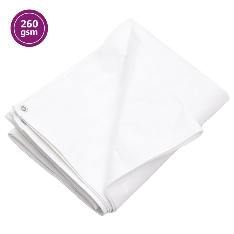 Outdoor Patio Dining Set Cover, White