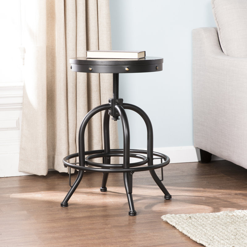 Tabouret de bar Lindaro, Noir